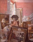 Edouard Vuillard Mrs Black searle in her room oil